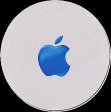 Vintage Round Apple Logo Mouse Pad picture
