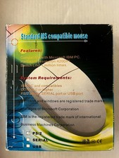 Ergonomically Designed Computer Clicky Mouse Harrahs Casino Branded New Vintage picture