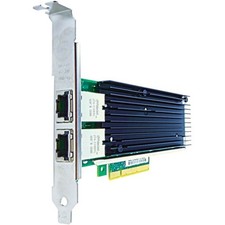 Axiom 10Gbs Dual Port RJ45 PCIe x8 NIC Card for IBM - 0C19497 picture