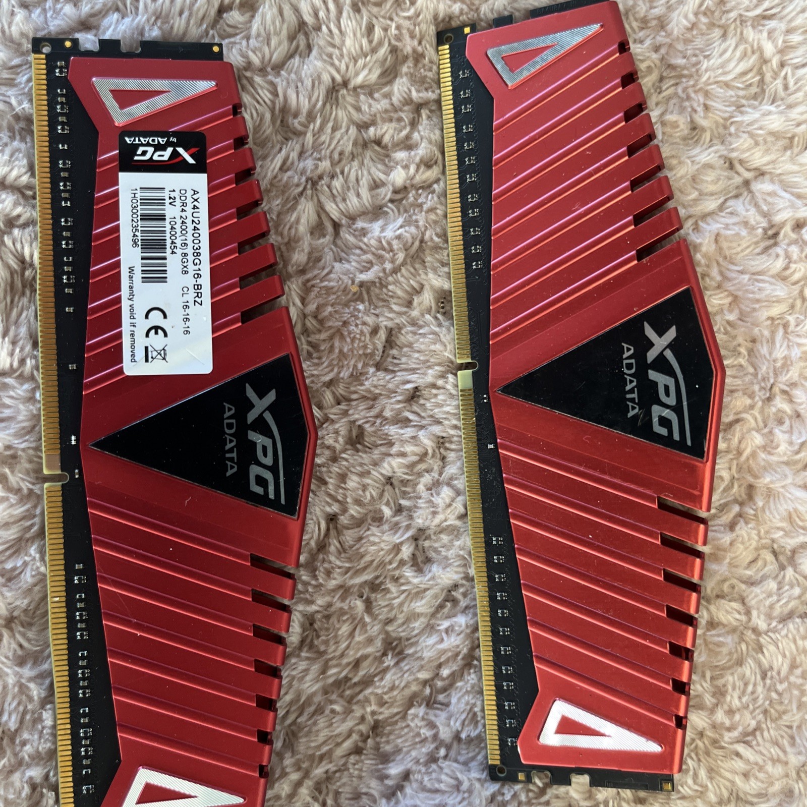 ADATA XPG DDR4 16GB (2x8GB) 2400MHz PC4-19200 Desktop RAM AX4U240038G16-BRZ