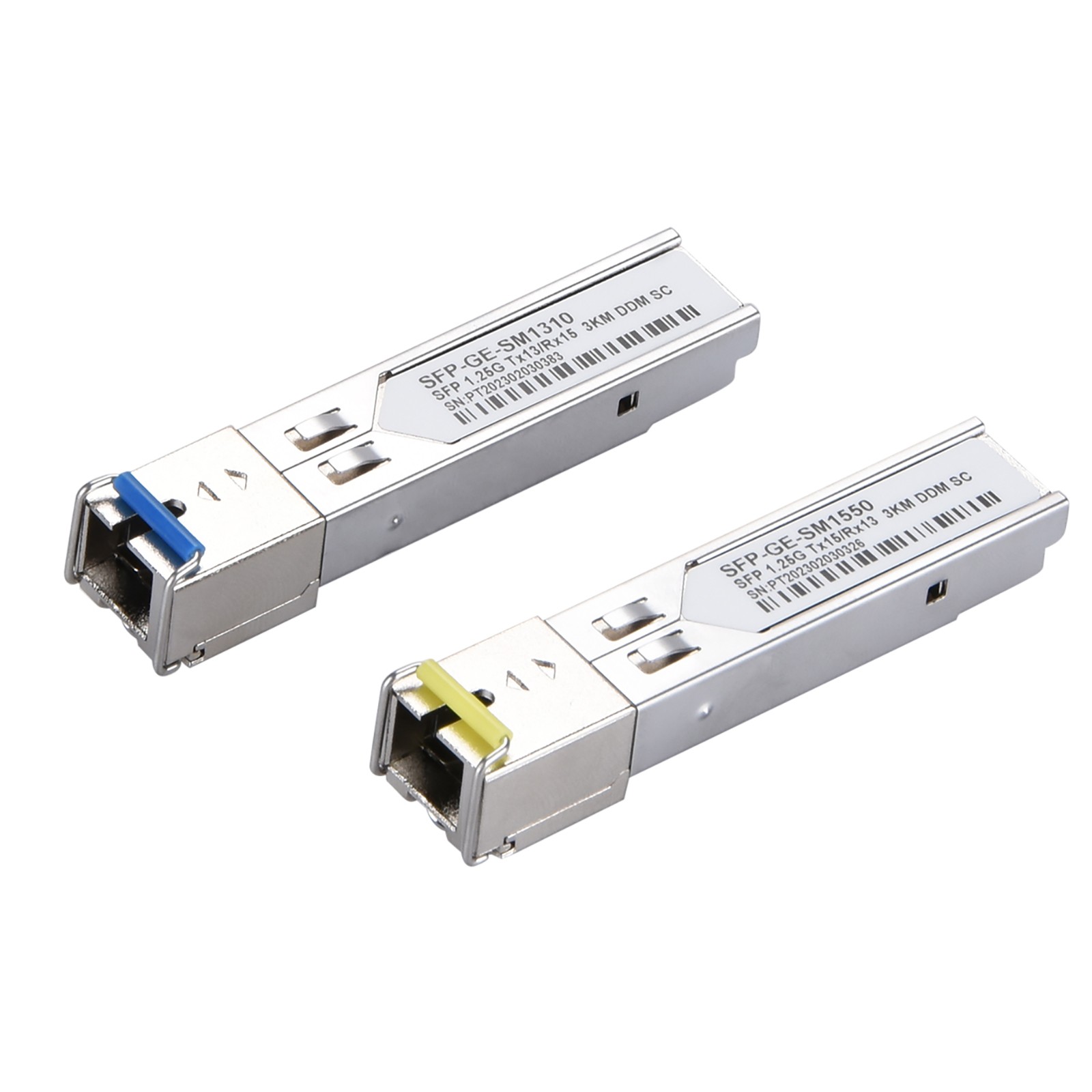 2Pcs SC Connector 3km 1.25GB/s SFP-BX03-D Tx1550nm/RX1310nm Transceiver Module F 2Pcs SC Connector 3km 1.25GB/s SFP-BX03-D Tx1550nm/RX1310nm Transceiver Module F