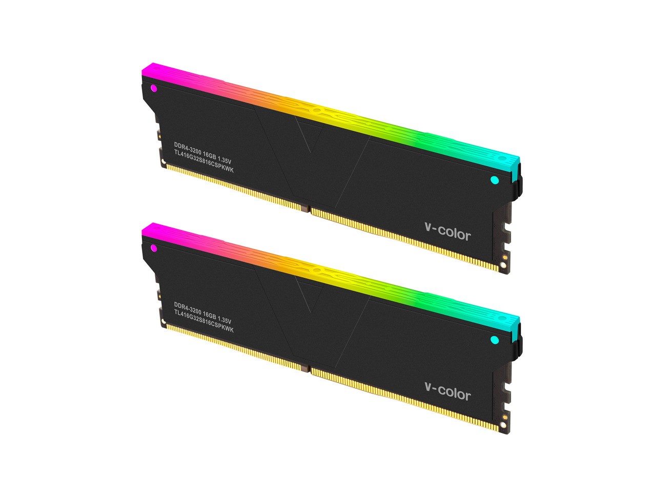 V-Color 16GB (2 x 8GB) DDR4 3200 (PC4 25600) Desktop memory Model V-Color 16GB (2 x 8GB) DDR4 3200 (PC4 25600) Desktop memory Model
