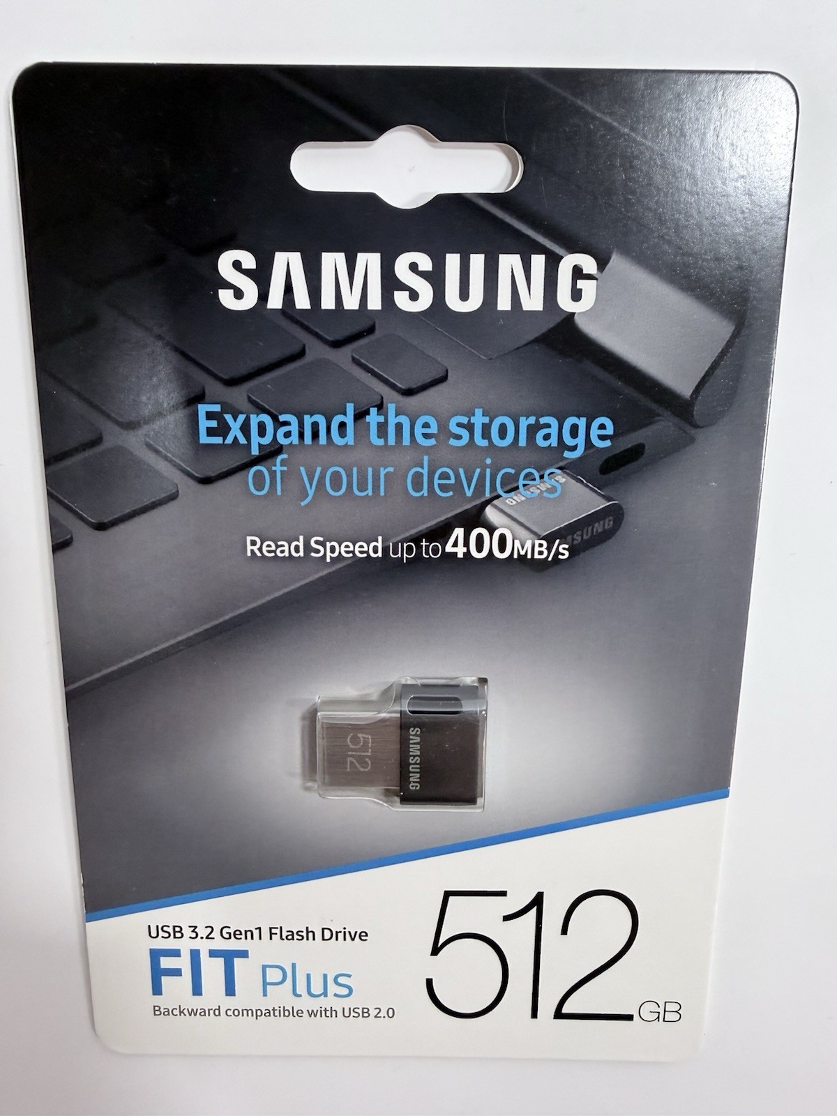 New Samsung 512GB FIT Plus USB 3.2 Gen 1 Type-A Flash Drive MUF-512AB/AM NEW New Samsung 512GB FIT Plus USB 3.2 Gen 1 Type-A Flash Drive MUF-512AB/AM NEW