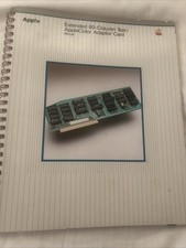 Vintage Apple Extended 80-Column Text/AppleColor Adaptor Card Manual picture