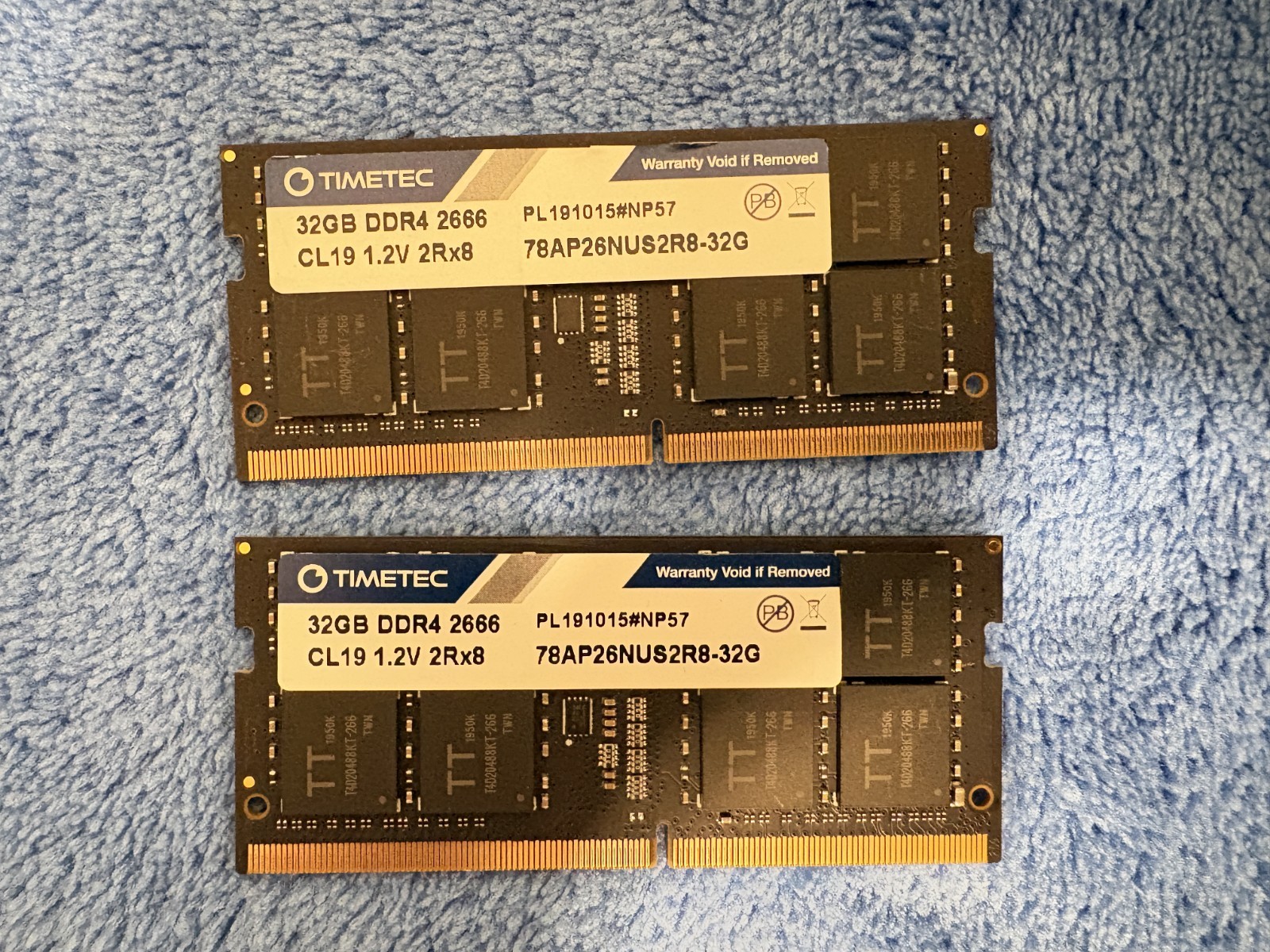 TIMETEC RAM DDR4 64GB 2666mhz SODIMM [2x32GB Modules]