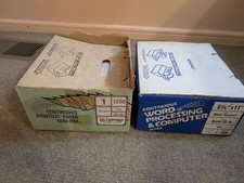 Vintage Continuous Feed Computer Paper Dot Matrix Printer 9.5