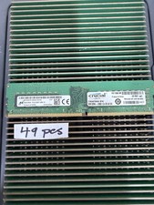 Lot of 49 - 8GB Micron MTA16ATF1G64AZ-2G3A2 DDR4 2400MHz UDIMM Desktop Memory picture