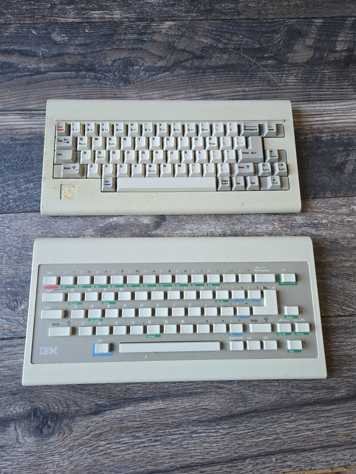 2 Vintage 1983 IBM Keyboards Untested No Stuck Keys