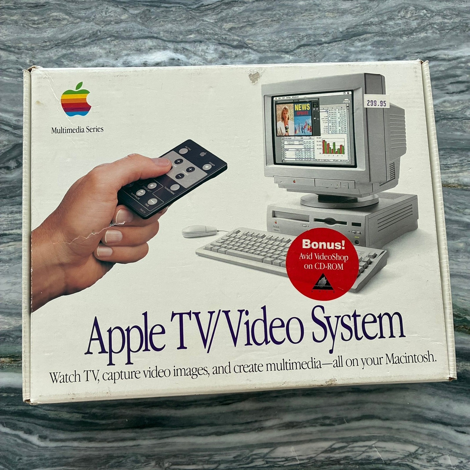 Vintage Apple TV Video System Original BOX ONLY M2896LL/A Macintosh Multimedia Vintage Apple TV Video System Original BOX ONLY M2896LL/A Macintosh Multimedia