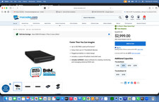 OWC 8TB ThunderBlade Thunderbolt 3 NVMe RAID SSD External 8TB with Travel Case picture