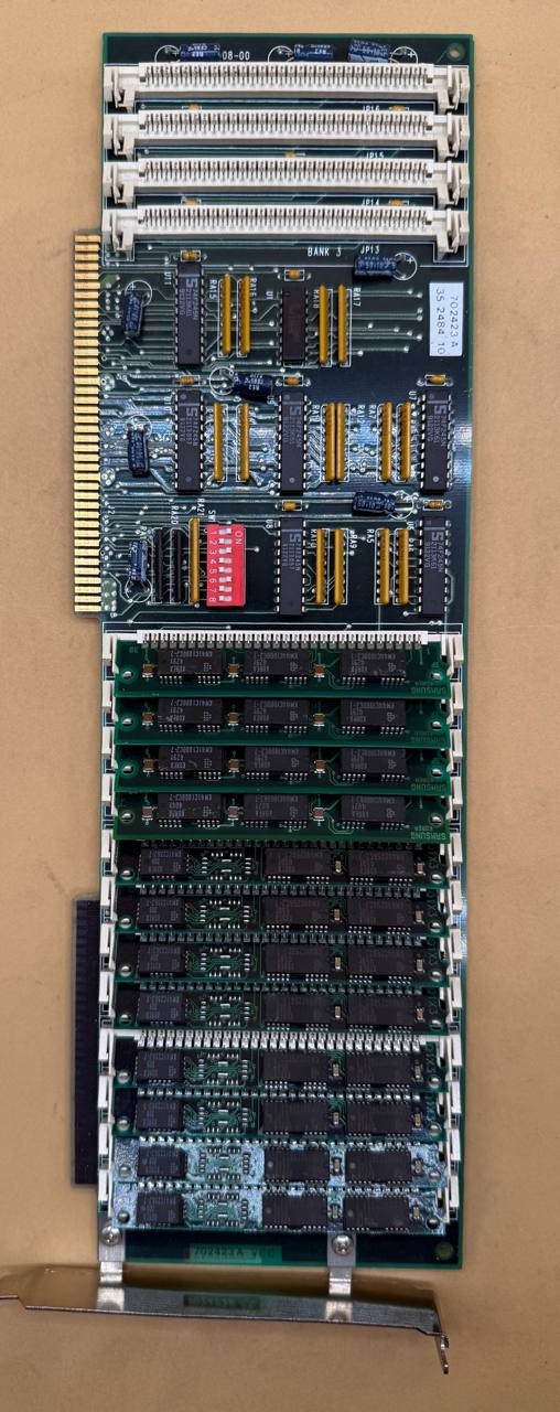 Vintage ISA RAM Memory Expansion Card w/ Samsung SIPP Modules 386 PC TC Vintage ISA RAM Memory Expansion Card w/ Samsung SIPP Modules 386 PC TC