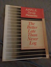VTG APPLE II Co-Op  Better Late Than Never Log Computer Product Catalog Book 80s picture