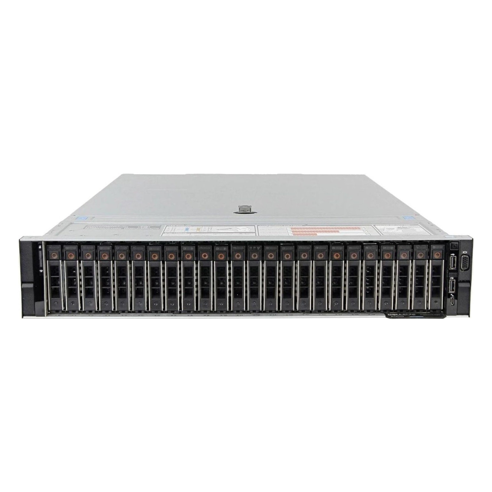 Lot of 2 Dell R740xd 24SFF 2x Xeon Gold 6244 128GB RAM 4x 960GB New SSD Server