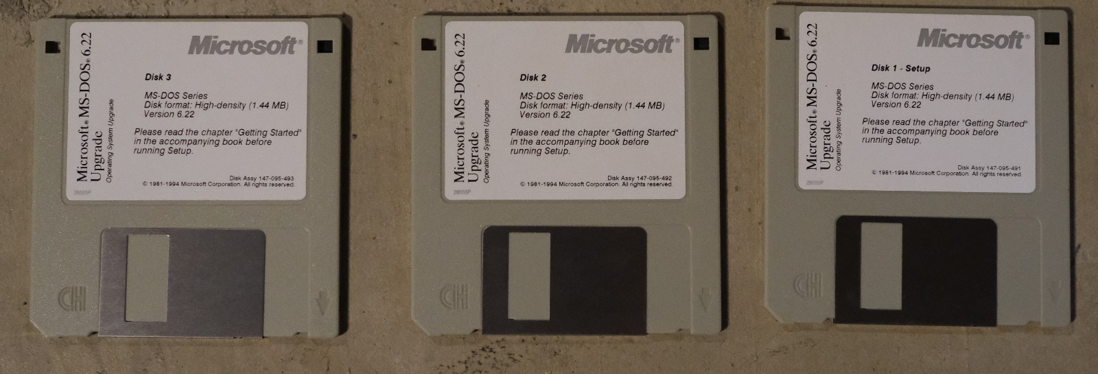 Microsoft MS-DOS 6.22 Upgrade 3.5\