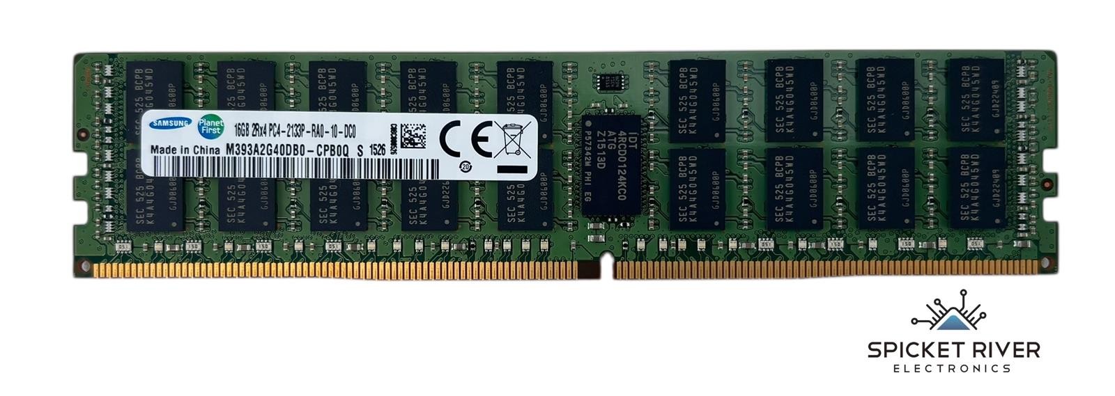 Samsung M393A2G40DB0-CPB0Q 16GB 2Rx4 PC4-2133P DDR4 ECC Server RAM Samsung M393A2G40DB0-CPB0Q 16GB 2Rx4 PC4-2133P DDR4 ECC Server RAM