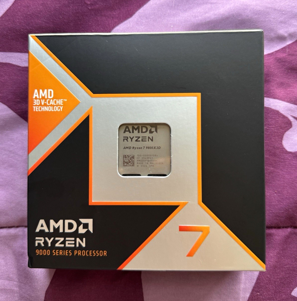 AMD Ryzen 7 9800X3D 8-Core 4.7GHz Socket AM5 Desktop CPU Processor