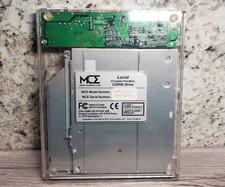 Vintage MCE Lucid Portable FireWire CDRW Drive Clear Case FWRW161024 Mac OS X picture