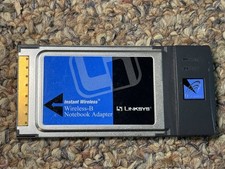 Vintage Linksys WPC11 Ver.4 Instant Wireless PC Card Retro WiFi 802.11b  picture