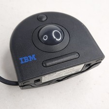 IBM  Logitech Trackman Portable Mouse M/N T-SC3 vintage UNTESTED s/n 462C00863 picture