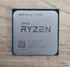 AMD Ryzen 7 5700G 4.60GHz 8 Core 100-000000263 16 Thread AM4 (BENT PINS) *BAD* picture