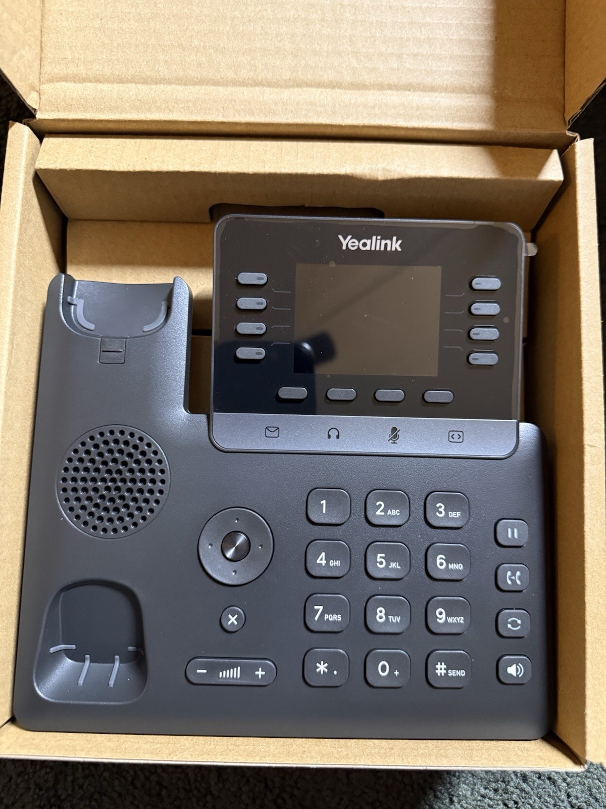 Yealink SIP-T73W IP Phone VoIP Desk Phone 12-Line Speakerphone Black