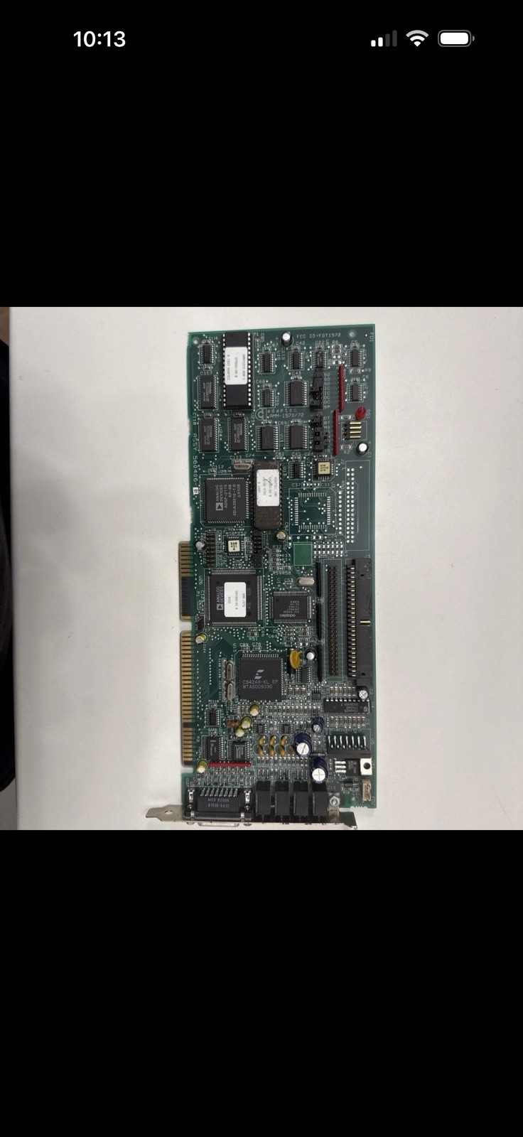 Vintage Adaptec AHA-1572 ISA SCSI Controller Card Universal Compatible