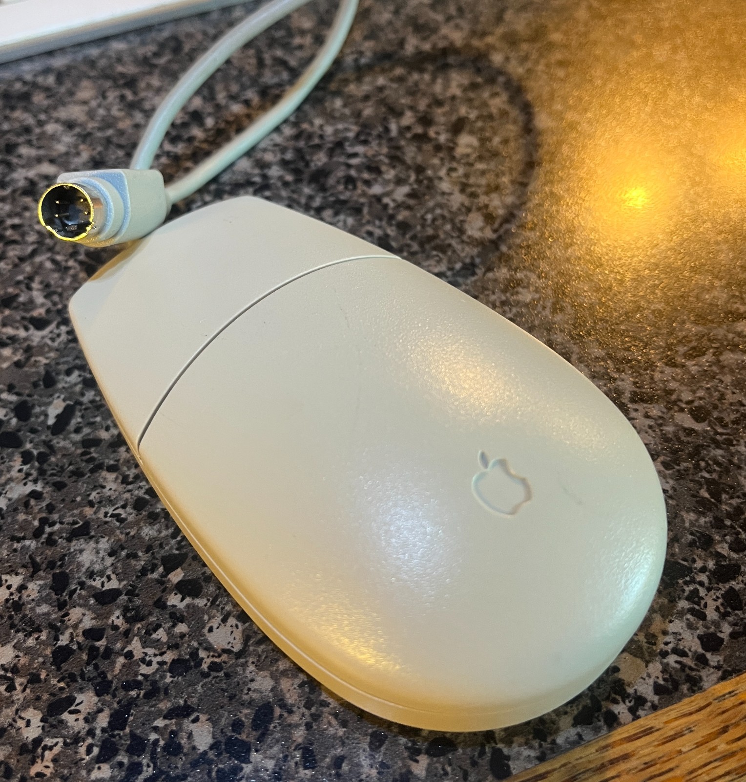 Vintage Genuine Apple Desktop Bus ADB Mouse II M2706 - Tested Working