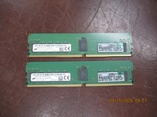 Lot of 2 Micron MTA18ASF2G72PDZ-2G6E1QI 16GB DDR4 PC4-2666V Server  Memory/RAM picture