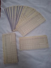 45 Vintage 1969 IBM Punch Cards Payroll & Loan Ledger  2 Types picture