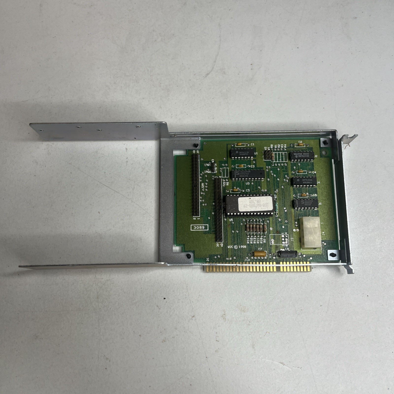 Vintage Western Digital 8-Bit ISA Hard Drive Controller Card 61-000347-00 WDDC9