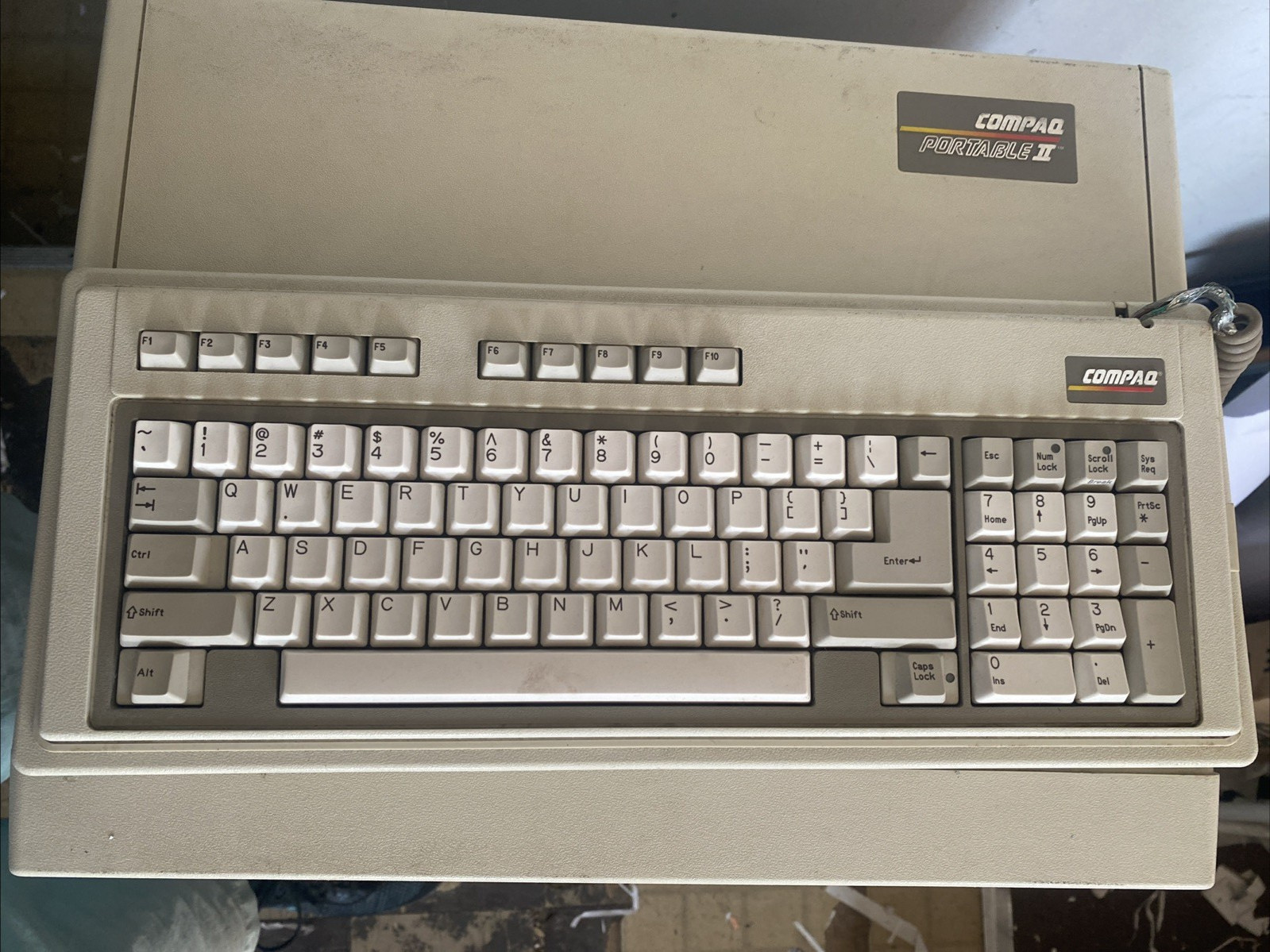 Vintage Compaq Portable II Personal Computer 256K 5.25\