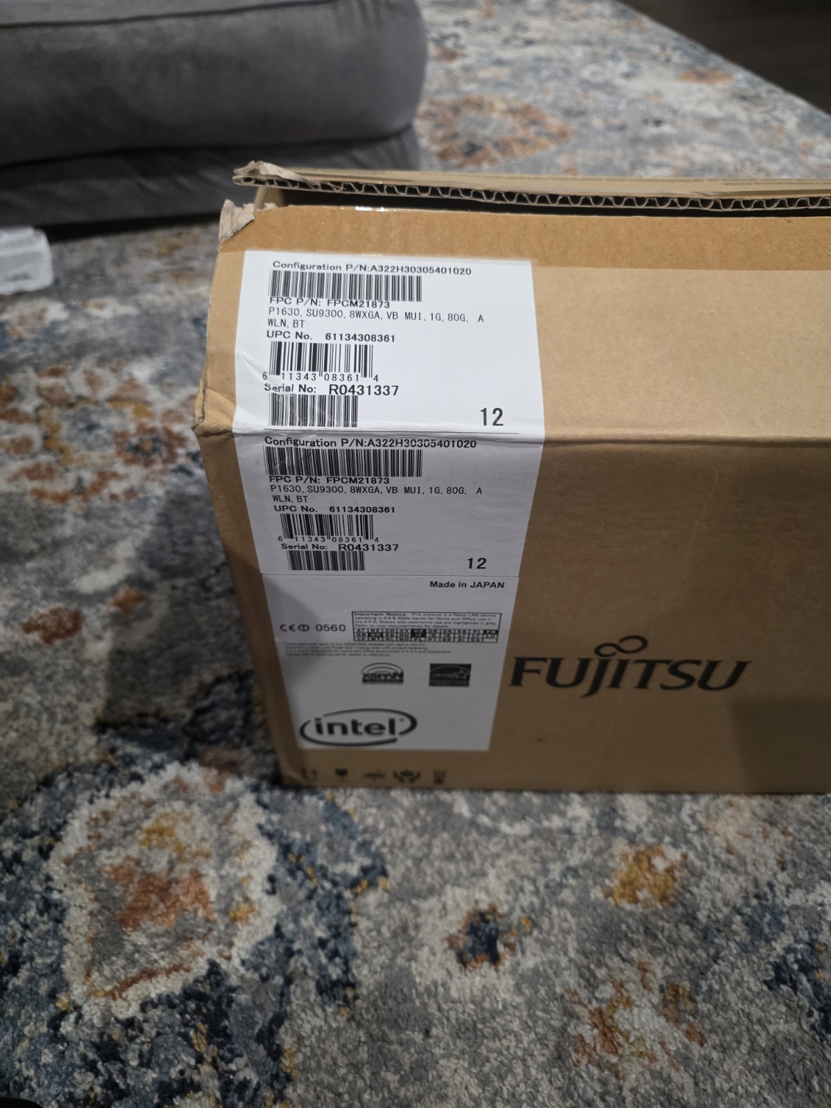 New Old Stock Vintage Fujitsu Lifebook P1630 UMPC Laptop Retro Computer New Old Stock Vintage Fujitsu Lifebook P1630 UMPC Laptop Retro Computer
