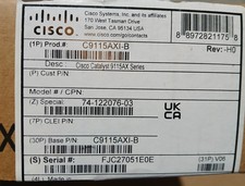 Lot of (1) Cisco C9115AXI-B Catalyst 9115AX series WIFI 6 - original sealed picture