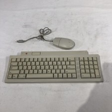 E2 Vintage Apple Keyboard II Model M0487 & Bus Mouse II M2706 picture