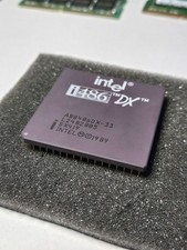 Vintage Intel i486 DX 33MHz CPU (A80486DX-33 / SX419) – Excellent Condition picture