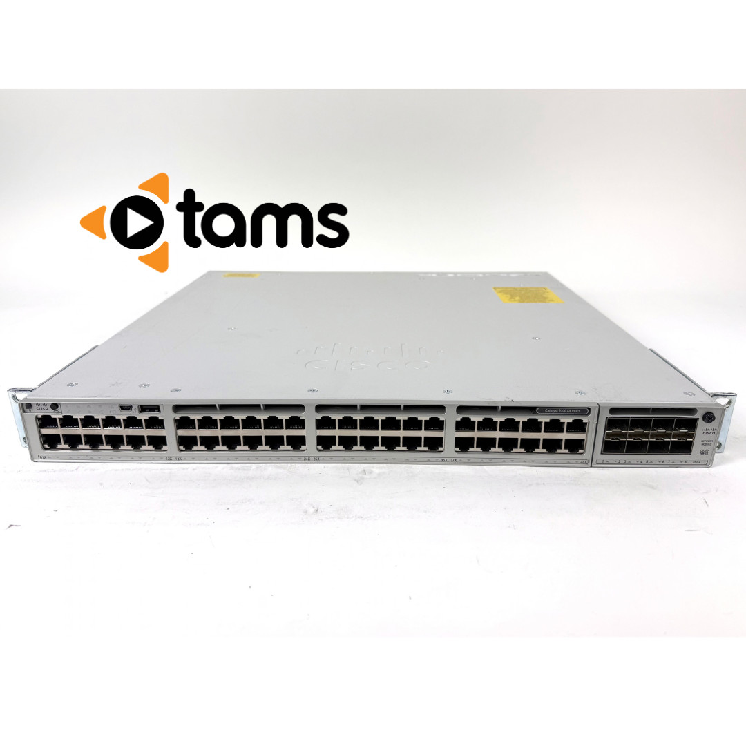 Cisco Catalyst C9300-48P-A 48-Port PoE+ Gigabit Switch w/C9300-NM-8X NO PSU Cisco Catalyst C9300-48P-A 48-Port PoE+ Gigabit Switch w/C9300-NM-8X NO PSU