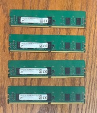 Micron 32GB (4x8GB) MTA9ASF1G72PZ-2G3B1 1Rx8 PC4-2400T-RDB-10 DDR4 RDIMM Server picture