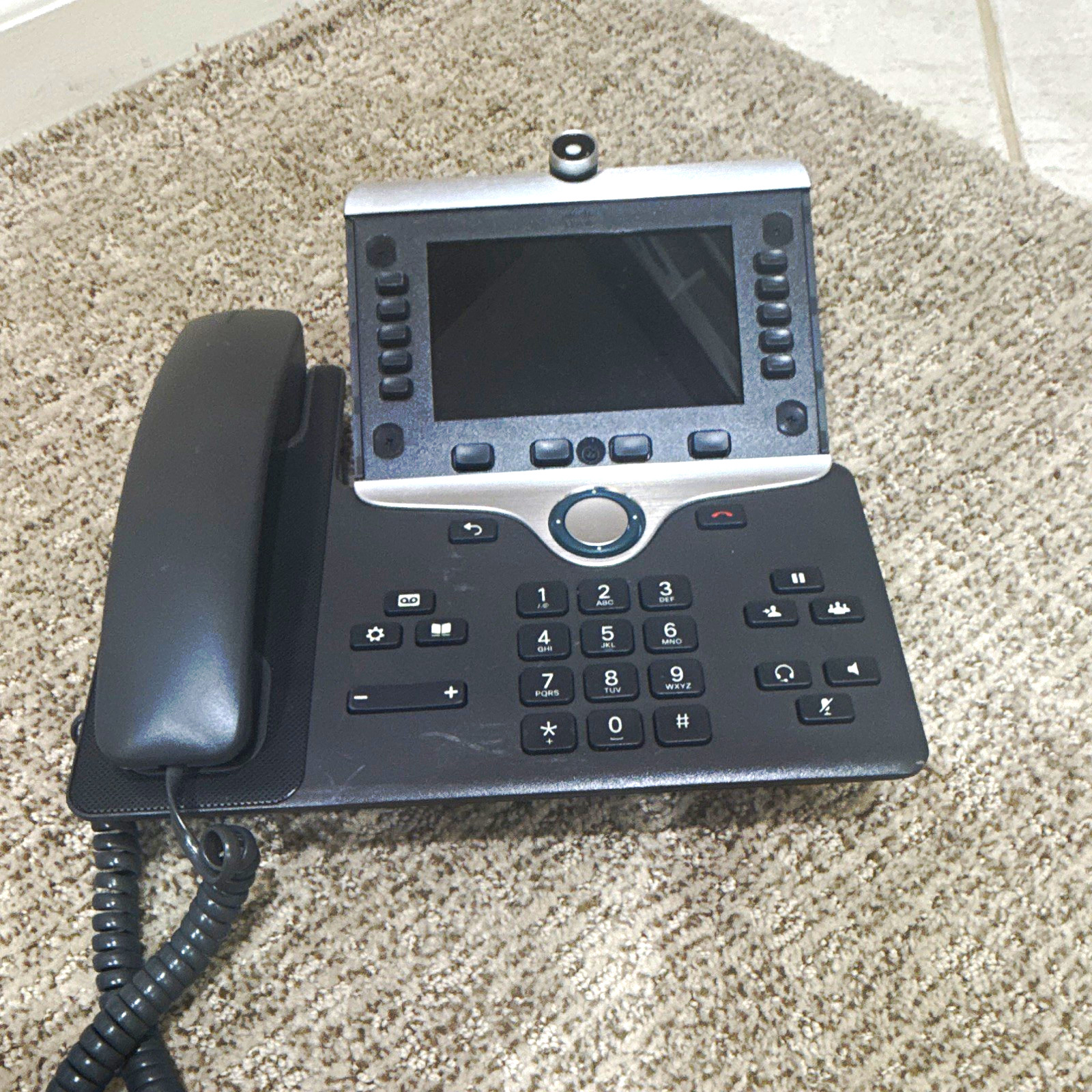 Cisco CP-8865 IP Phone 5-Line Speakerphone Black Ethernet USB