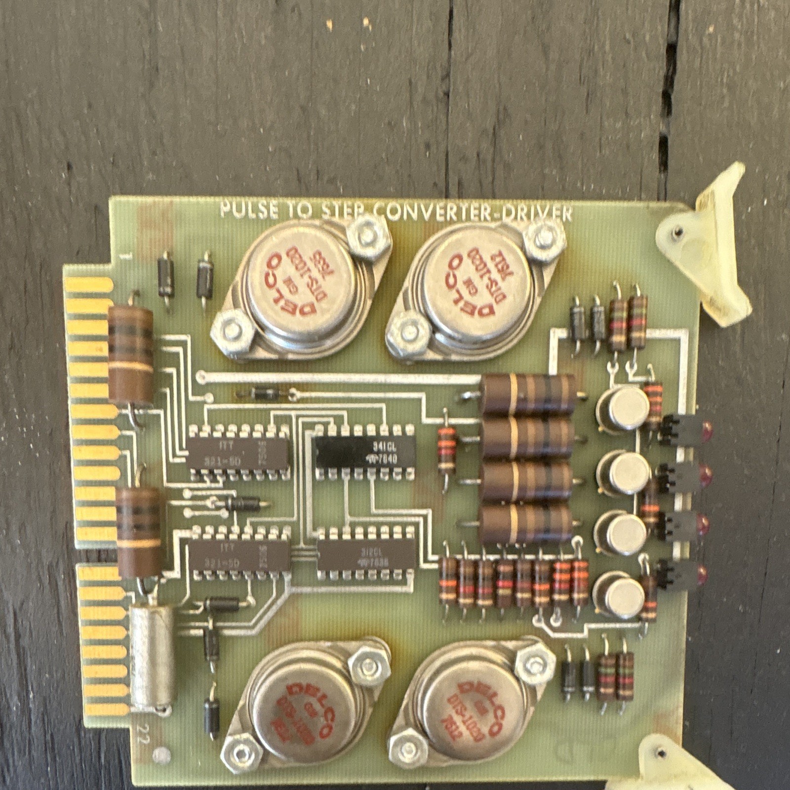 DEC Vintage Pulse-to-Step Converter Driver Interface Card for DEC Systems
