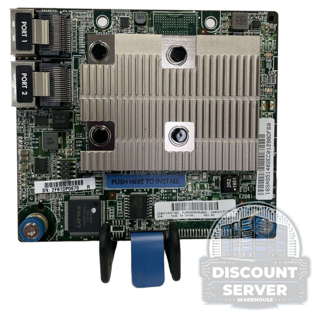 HPE Smart Array E208i-a SR Gen 10 Storage Controller RAID SP: 871039 869102-001