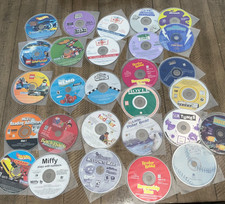 Vintage Lot of 28 PC CD Rom Home School Children Kid Learning Fun Activity Games picture