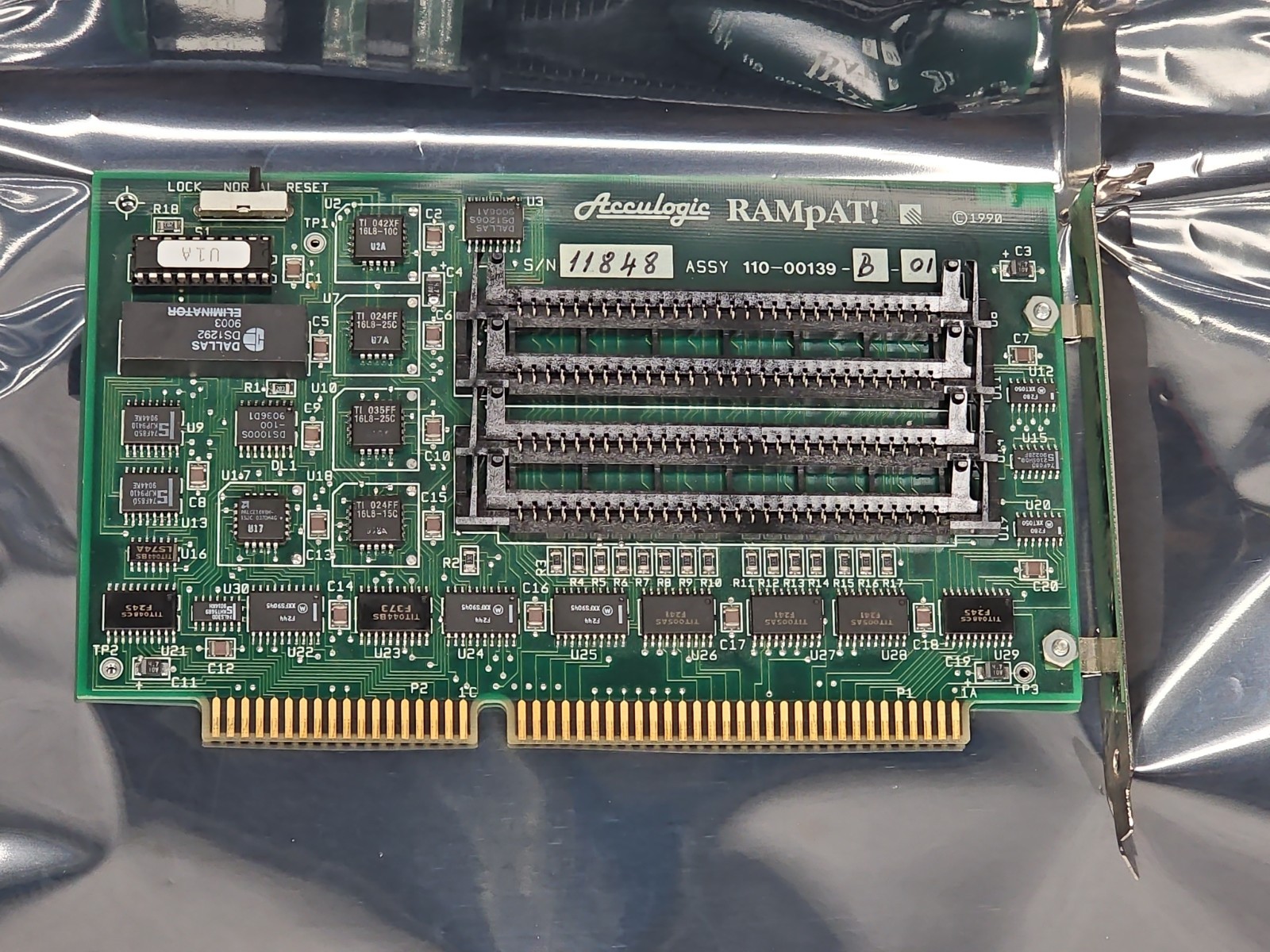 AccuLogic RAMpAT 16MB Expansion, Vintage, 16-Bit ISA 286 386 486 RAM XMS EMS AccuLogic RAMpAT 16MB Expansion, Vintage, 16-Bit ISA 286 386 486 RAM XMS EMS