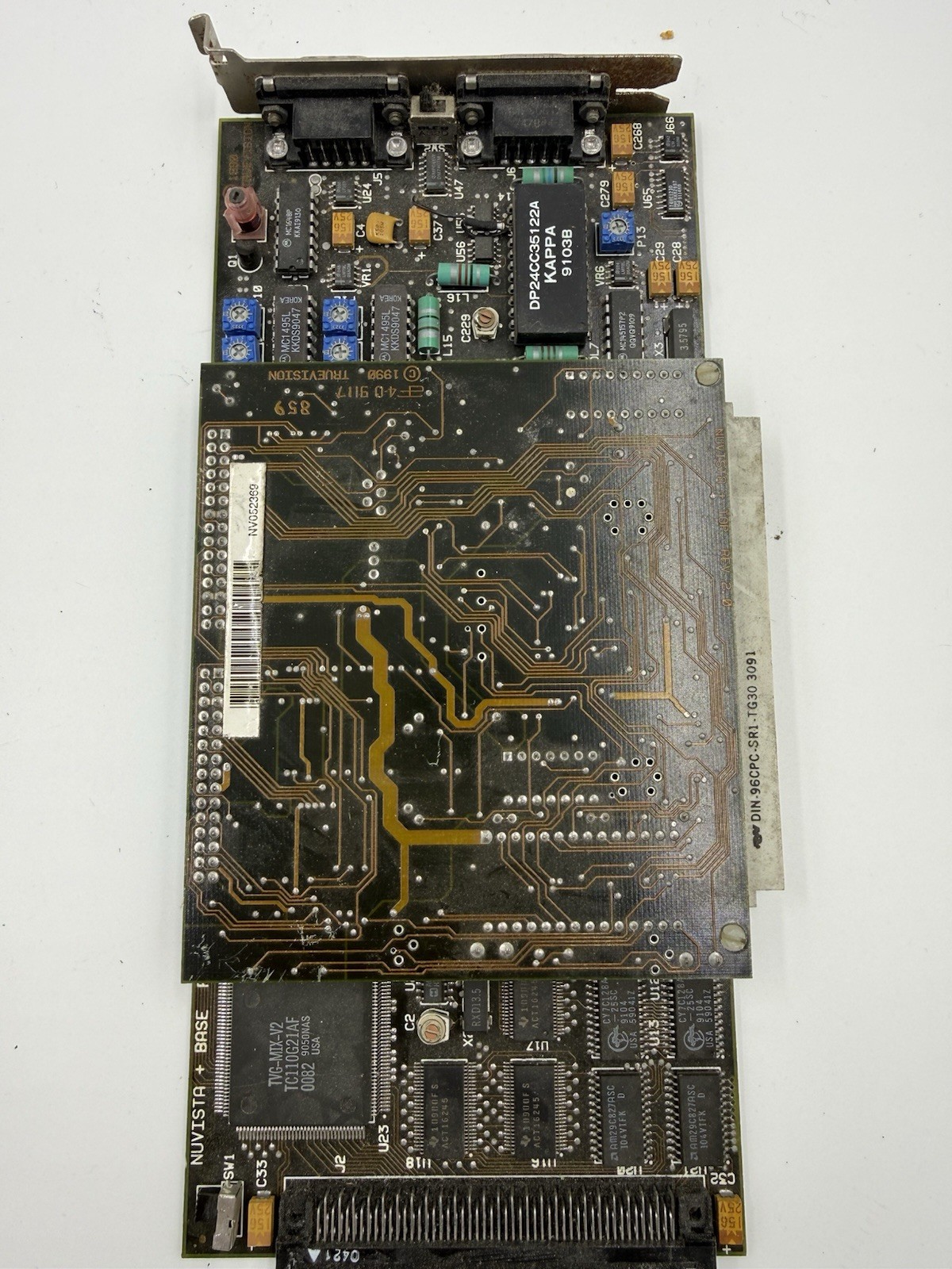 Vintage Truevision NuVista+ NuBus Video Capture Card DIN-96CCPC-SR1 3091