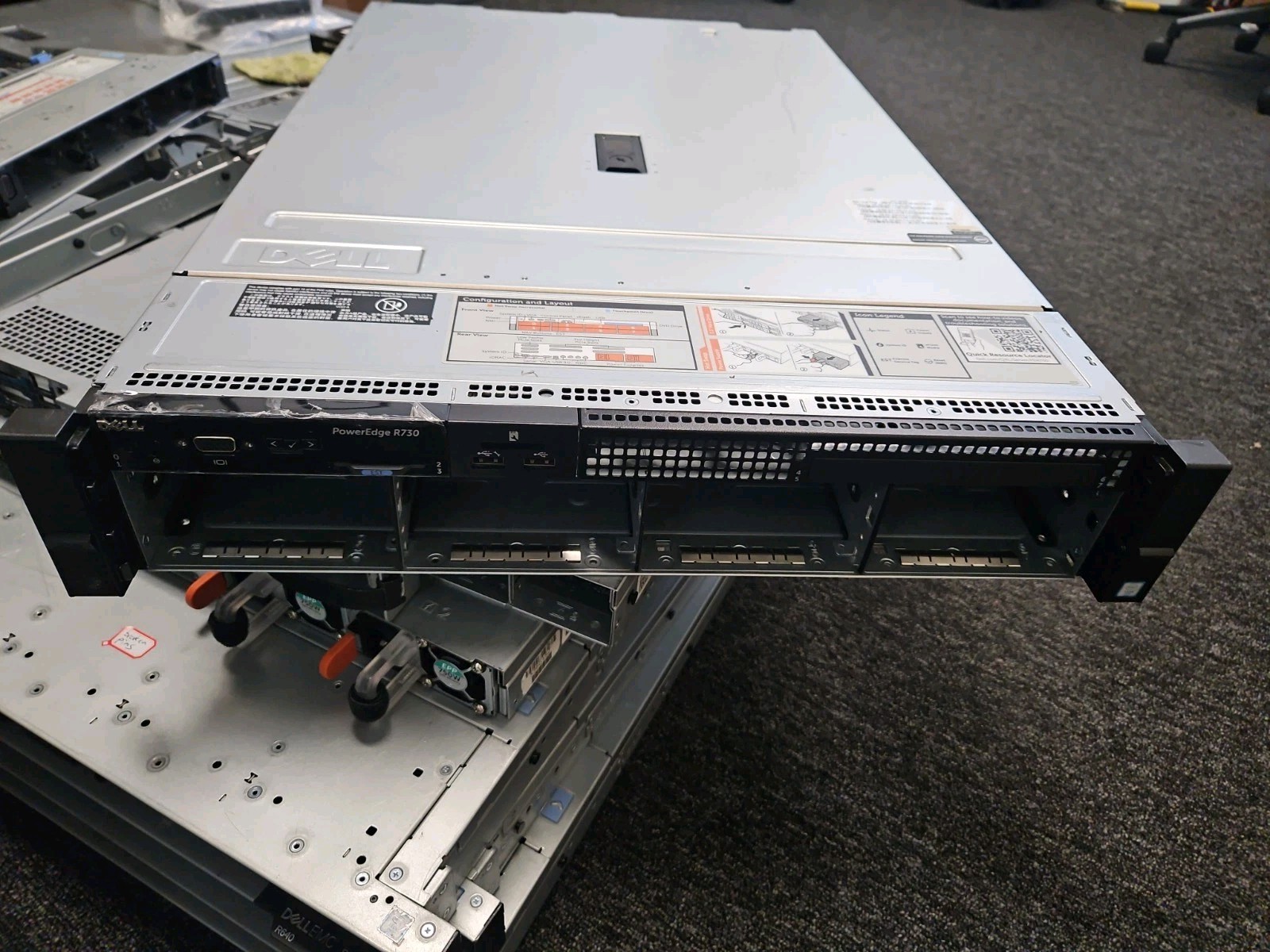 Dell PowerEdge R730 2U Rack Server 8LFF 2*2640V4 no RAM H730P mini 2*750W PSU