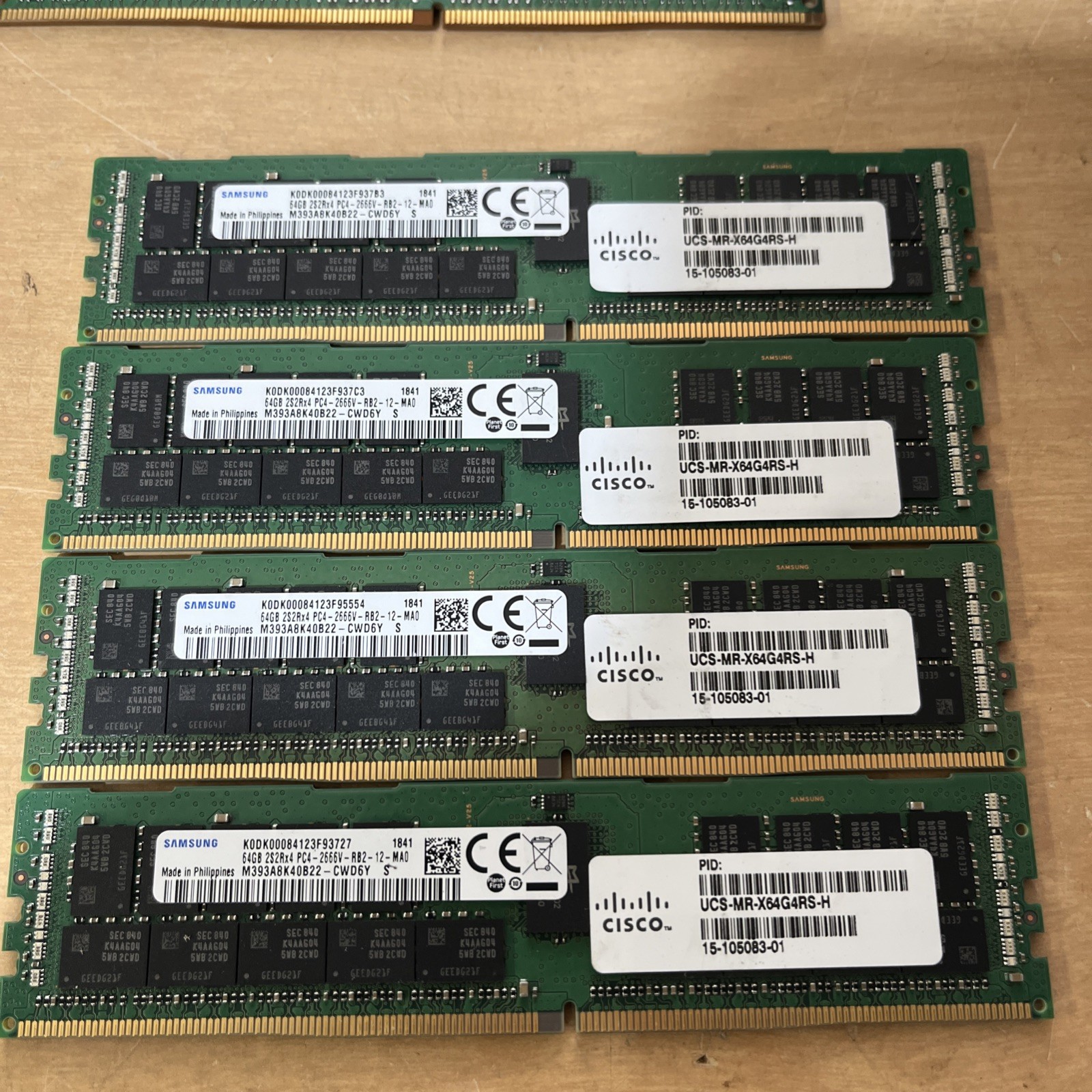 Samsung 64GB PC4-2666V-R 2S2Rx4 DDR4 ECC REG RDIMM - M393A8K40B22-CWD6Y