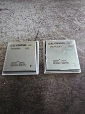 Lot of 2 Compaq Alpha 21264C B21264C-1225TPN Vintage DEC Alpha CPU 2001 picture