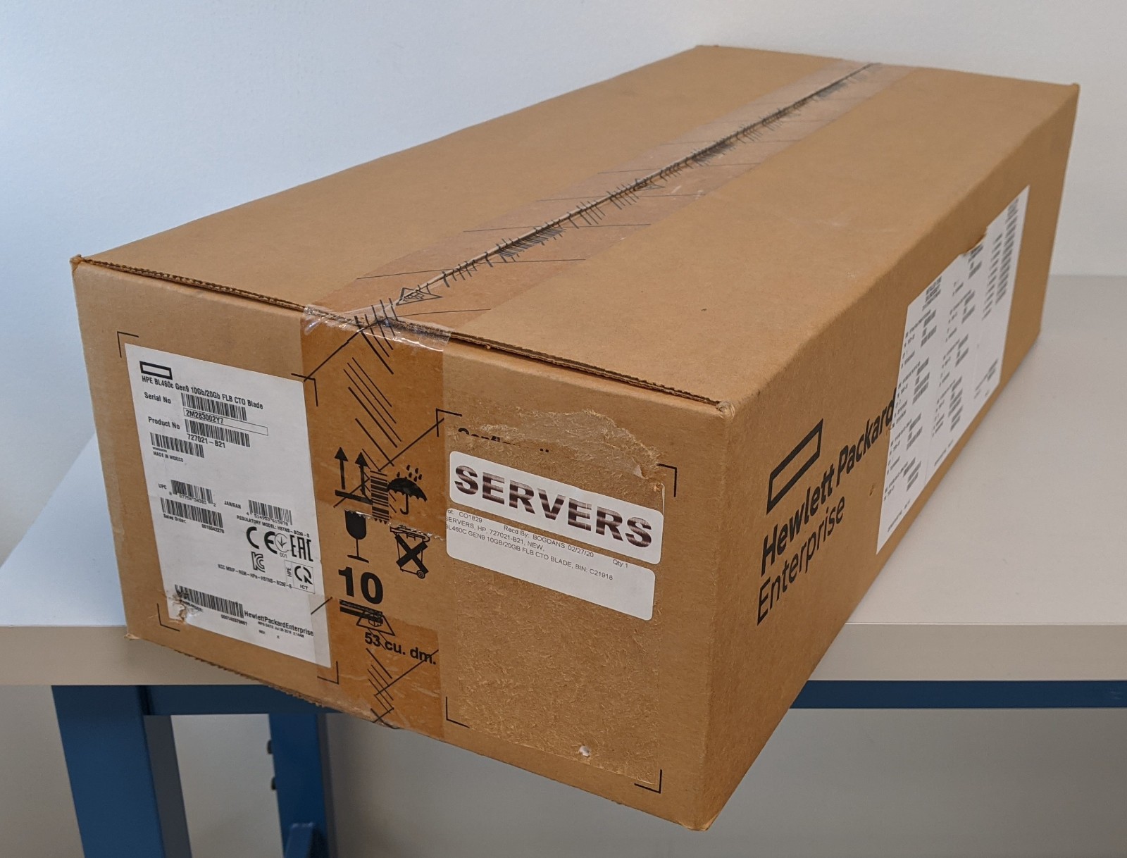 Sealed HPE ProLiant BL460c Gen9 2x E5-2699v3 384GB 2x300GB 15K SAS 727021-B21