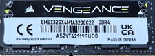 Corsair Vengeance 32GB DDR4-3200 PC4-25600- CMSX32GX4M1A3200C22  Memory Module picture