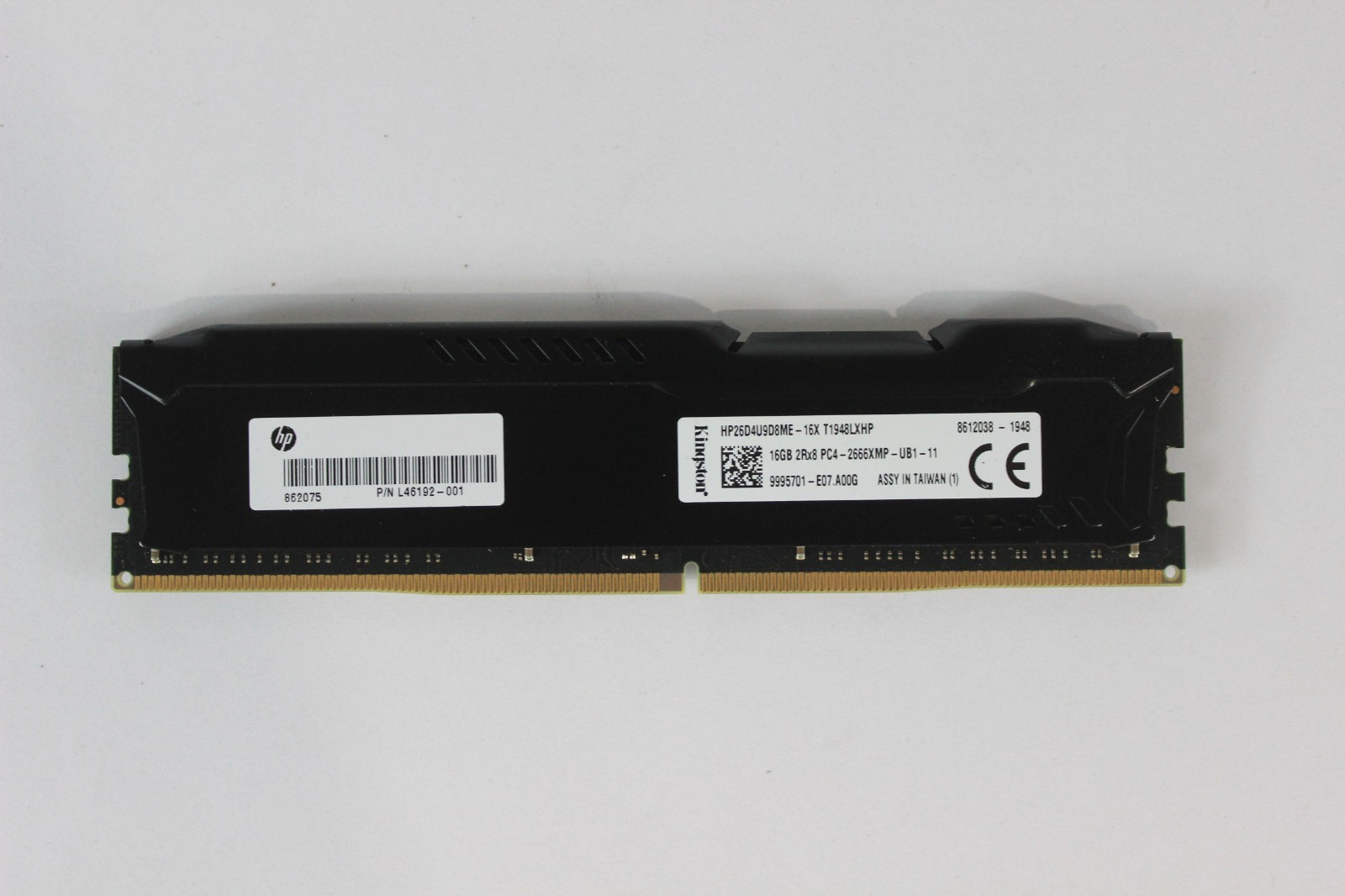 Kingston 16GB 2Rx8 PC4 HP26D4U9D8ME-16X 2666MHz (PC4-21300) DDR4 Desktop RAM Kingston 16GB 2Rx8 PC4 HP26D4U9D8ME-16X 2666MHz (PC4-21300) DDR4 Desktop RAM