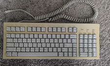 Vintage NCD N-97 Hi-Tek Linear White Space Invader Keyboard picture